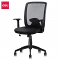 得力（deli） 4902 人体工程靠背办公椅/电脑椅/职员椅/椅子家用网布可升降转椅