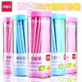 得力 （deli）S928 HB 50支装小学生儿童专用写字铅笔（颜色随机）蓝色1筒